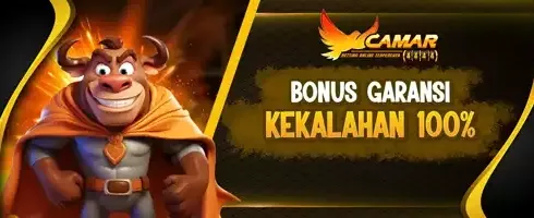 BONUS GARANSI KALAH, SALDO KEMBALI 100% promotion banner